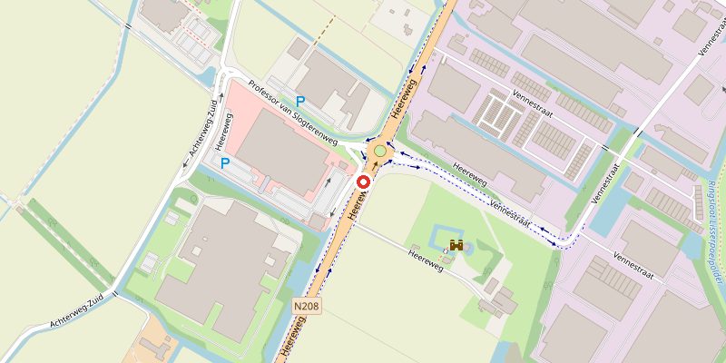 Kaart: De Loft, Heereweg 345, Lisse